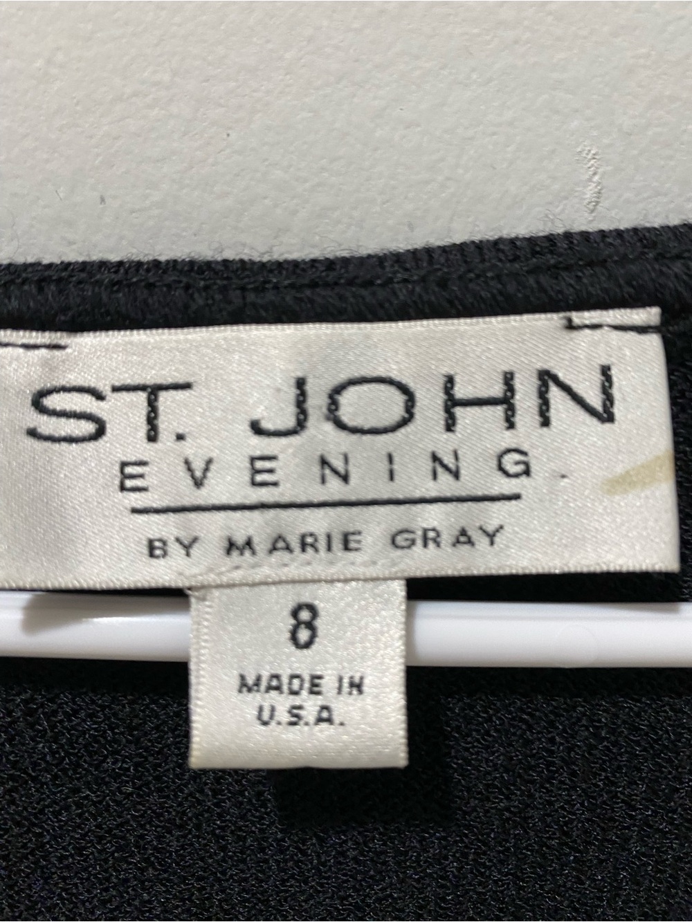 St. John Evening by Marie Gray Black Evening Sweater in size 8